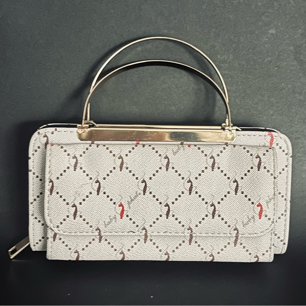 Baby Phat Clutch with Gold Handle